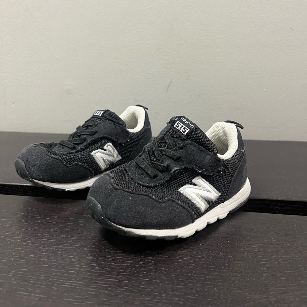 New balance 515 trainers black white 5c
